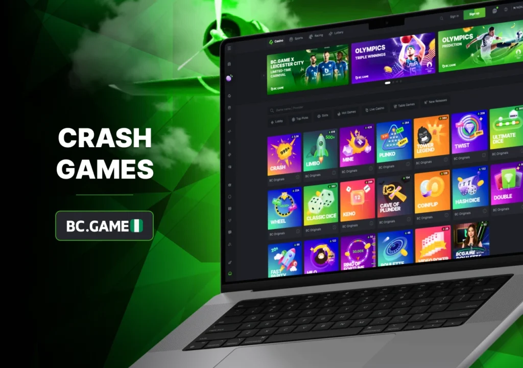 Popular crash games at BC Game online casino