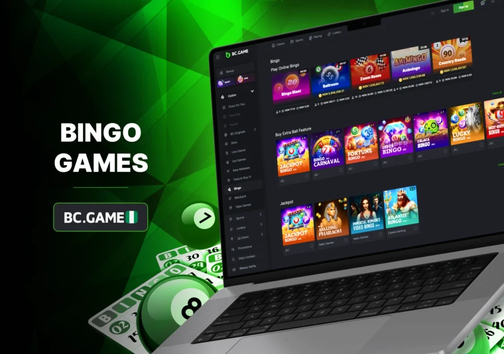 Bingo games at online casinos in Nigeria